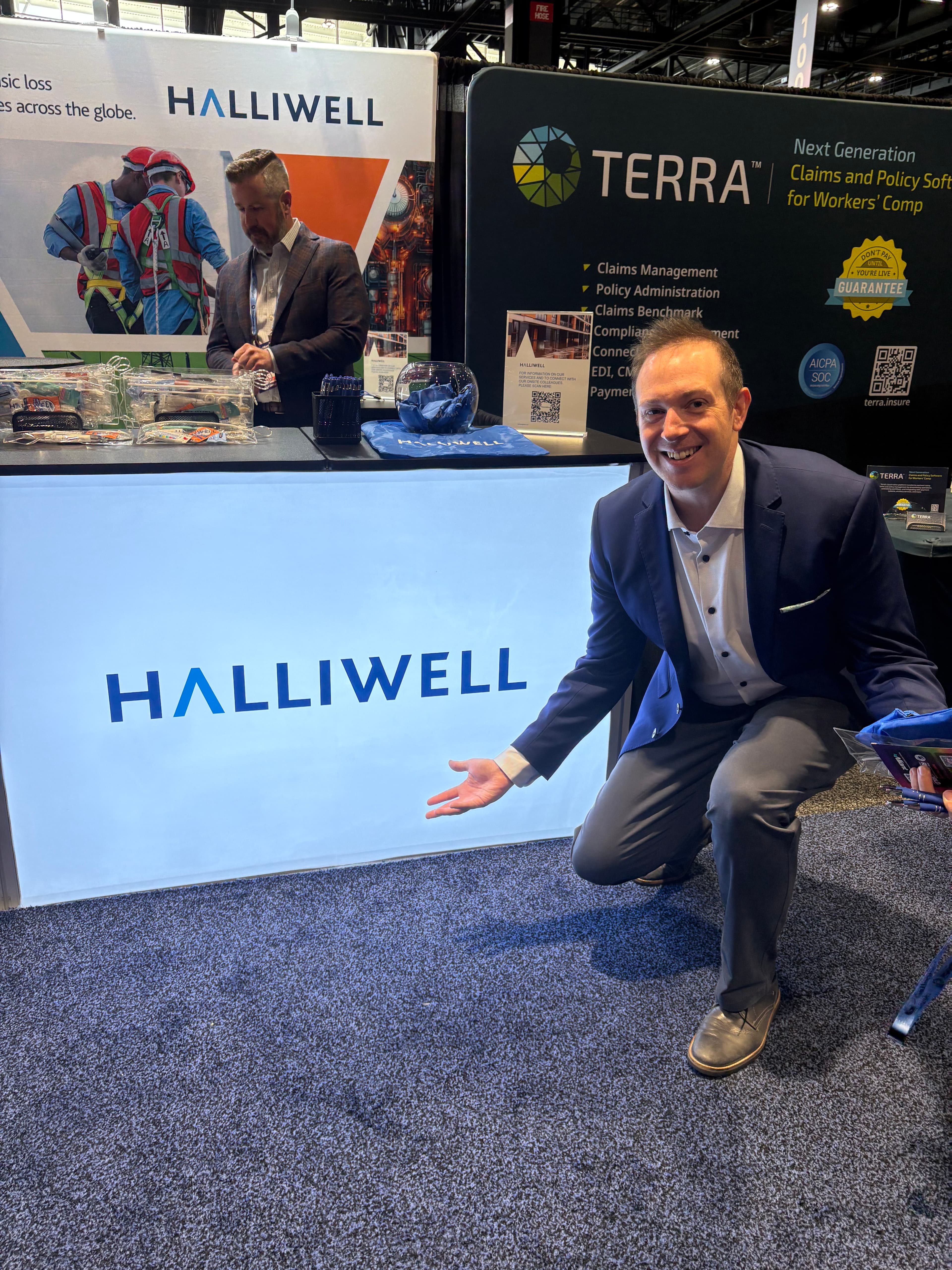 Interview session at Brick by Brick booth