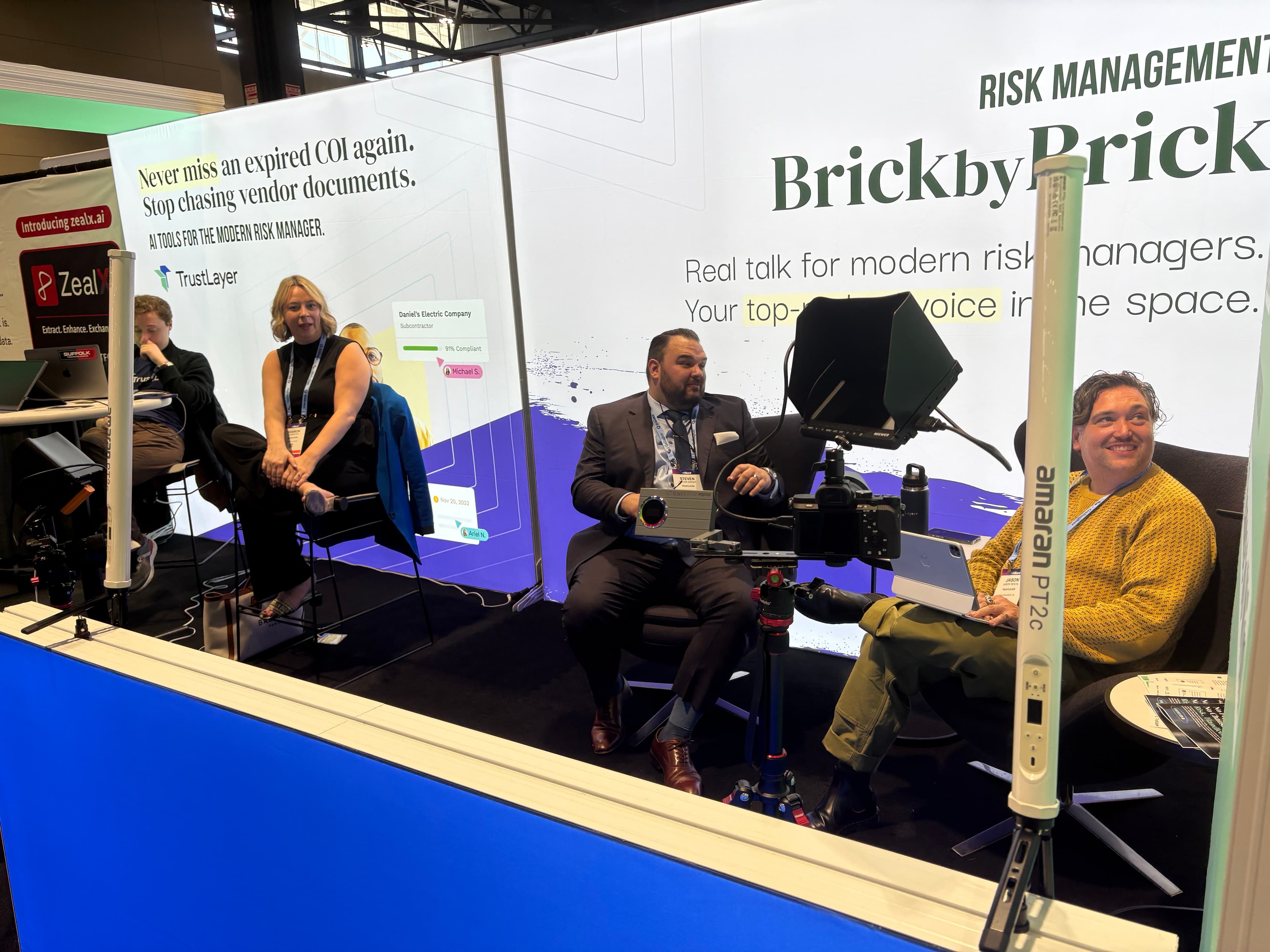 Behind the scenes recording