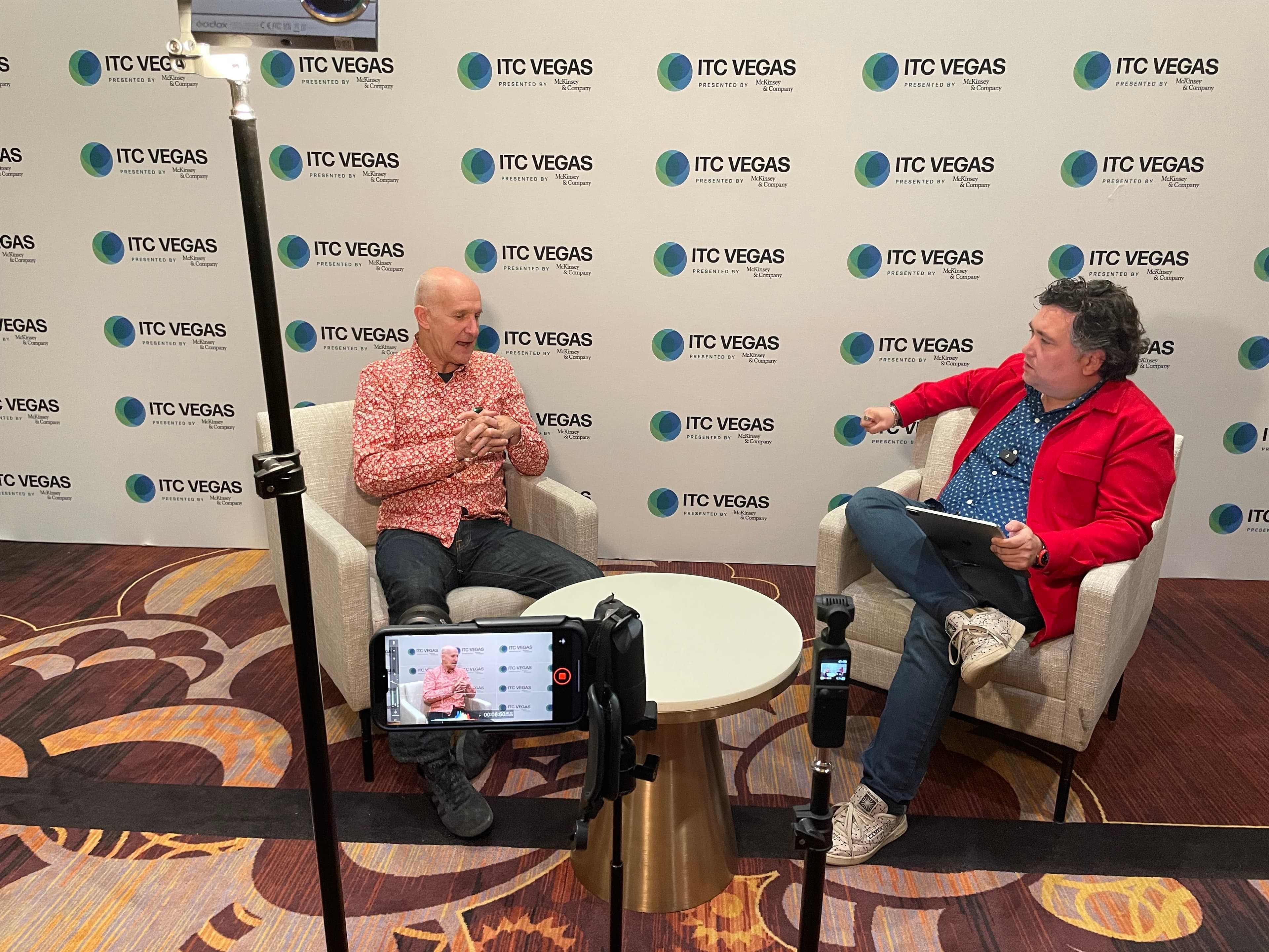 Booth setup and recording