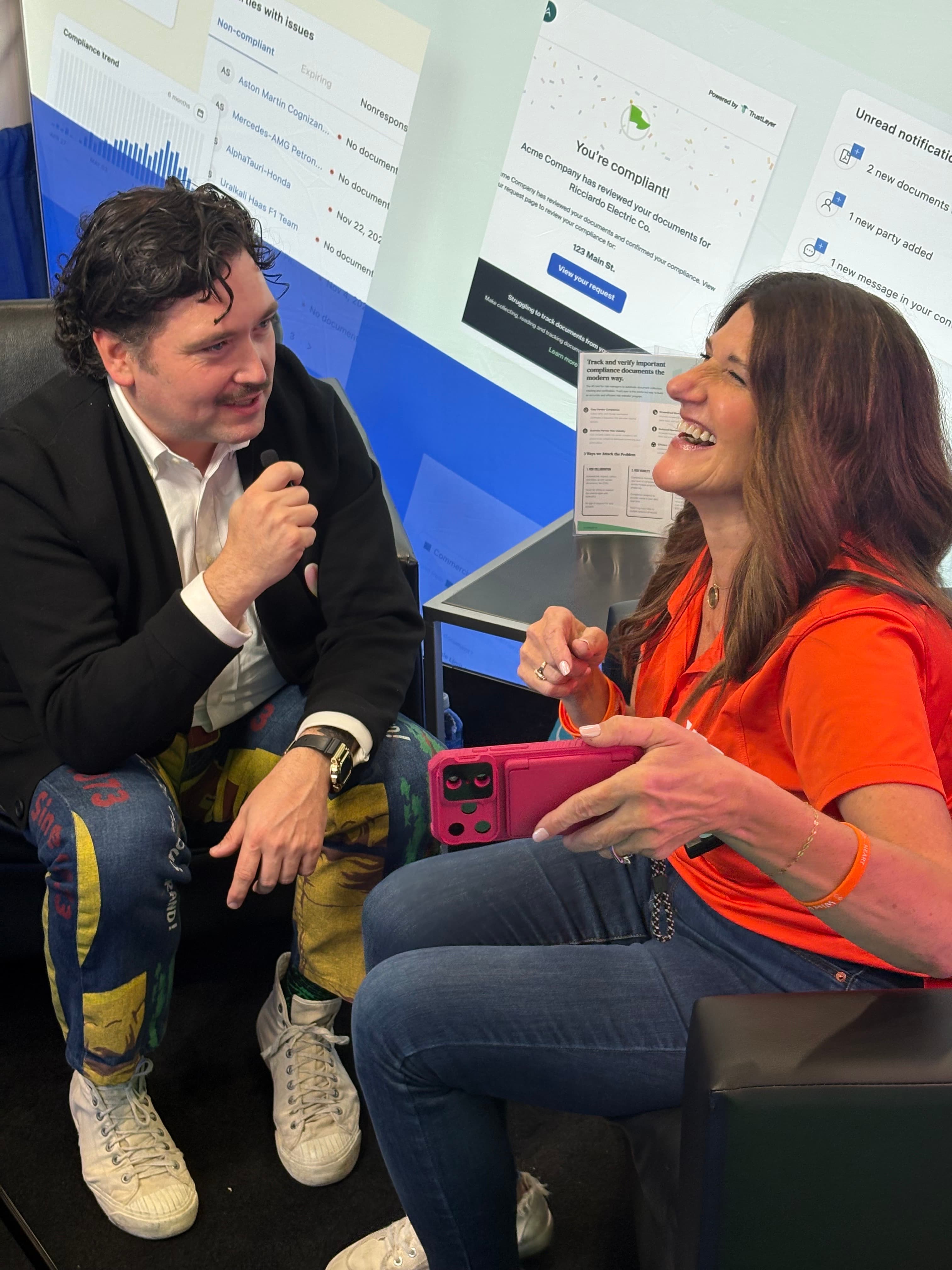 Conference interview