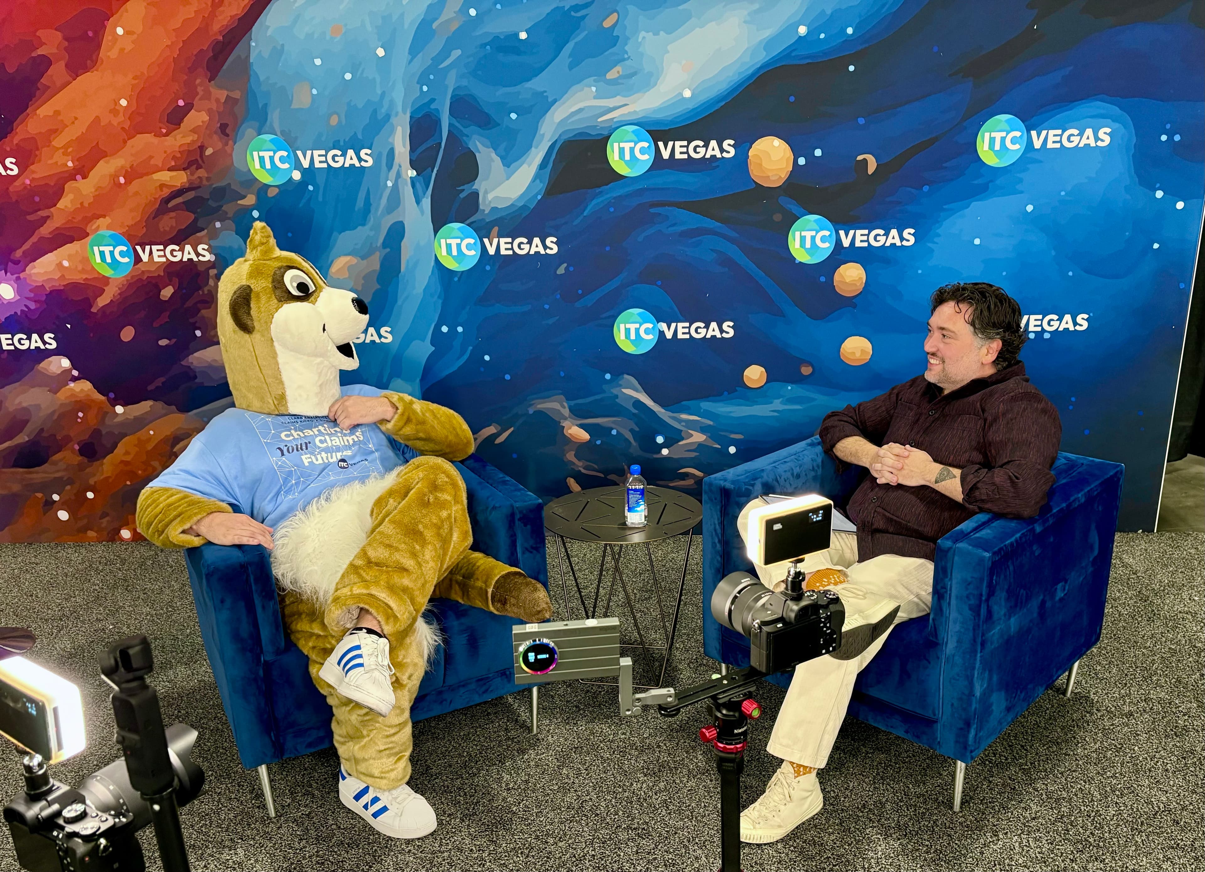 Interview at trade show